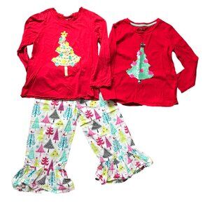 Jelly the Pug and Other Brand Christmas, Holiday T-Shirts, Ruffle Pants Girls 6